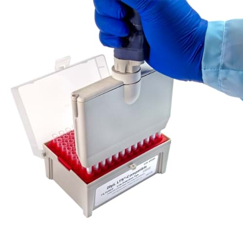 Westburg LTS Tips on Rainin pipette